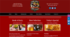 Desktop Screenshot of draketavern.com